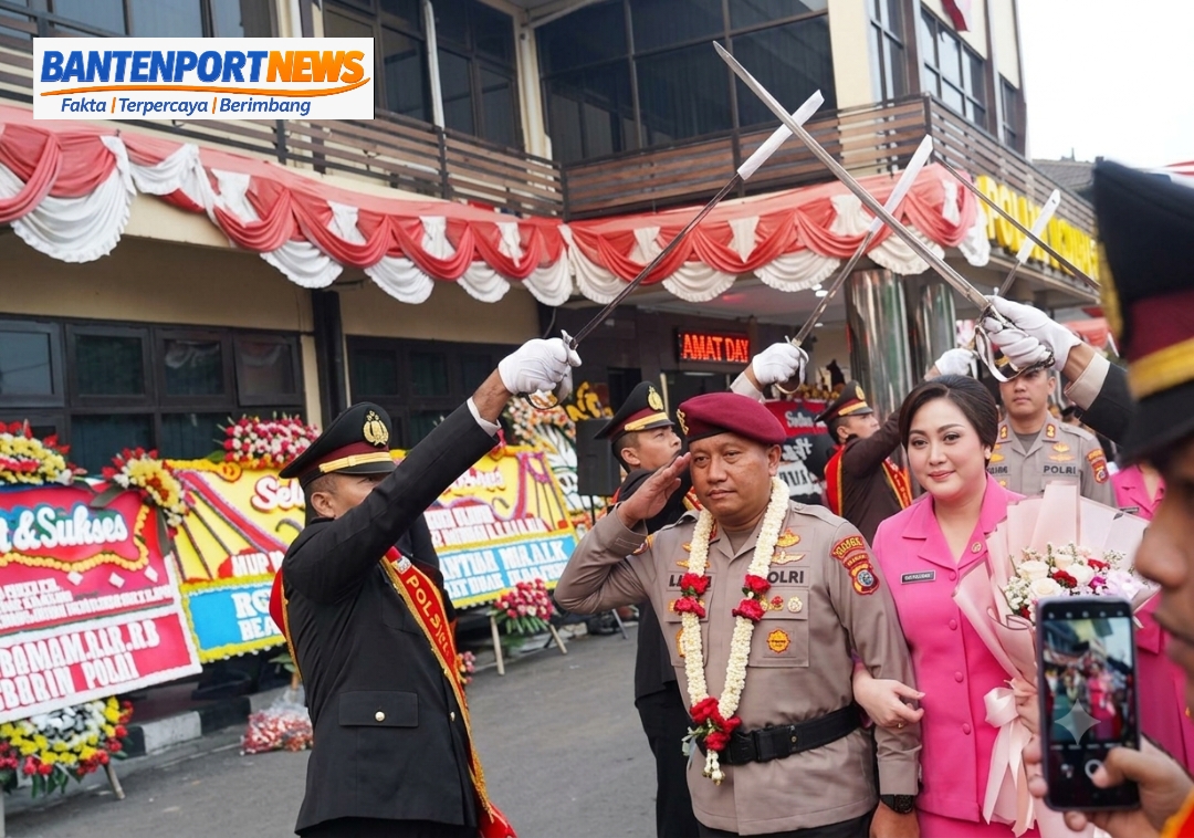 Penuh Haru dan Khidmat, AKBP Martua Resmi Lepas Jabatan Kapolres Cilegon, AKBP Bobby Siap Lanjutkan Pengabdian
