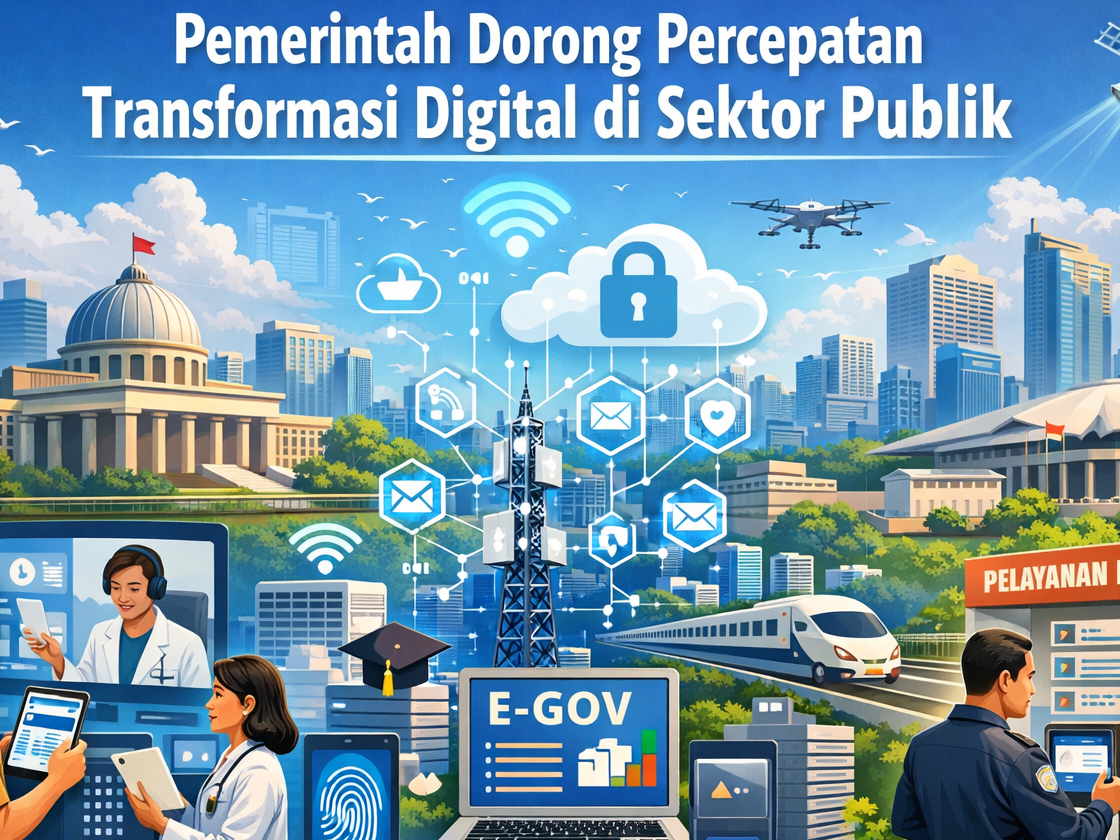 Pemerintah Dorong Percepatan Transformasi Digital di Sektor Publik