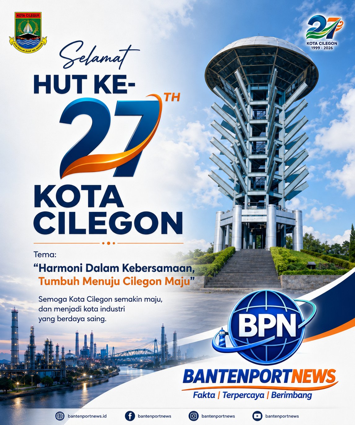 hari jadi kota cilegon ke 27